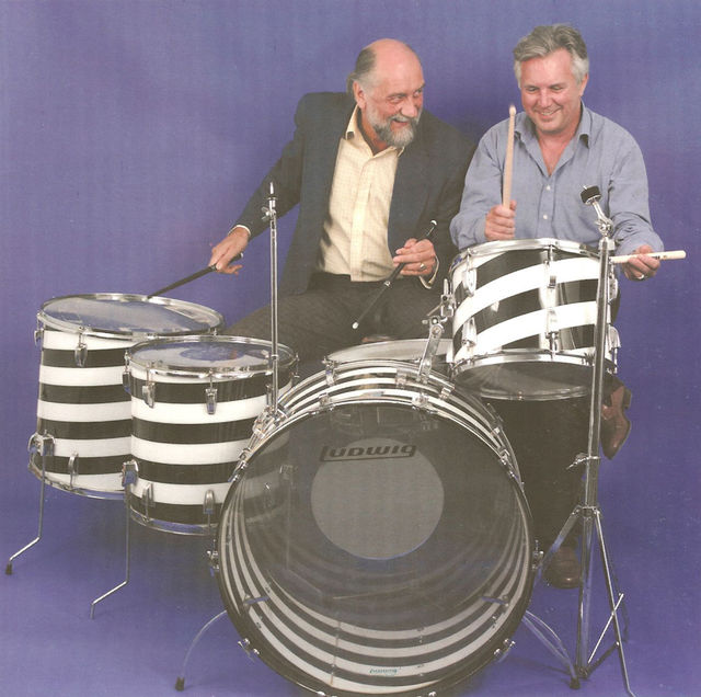 John Bonham’s last Led Zeppelin drumkit was “intimidating” Mick Fleetwood and The Fame Bureau's Ted Owen try the kit out for size